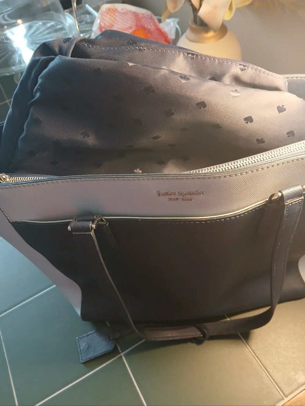 Kate Spade Laptop Tote. Two Tone. With A Dustbag